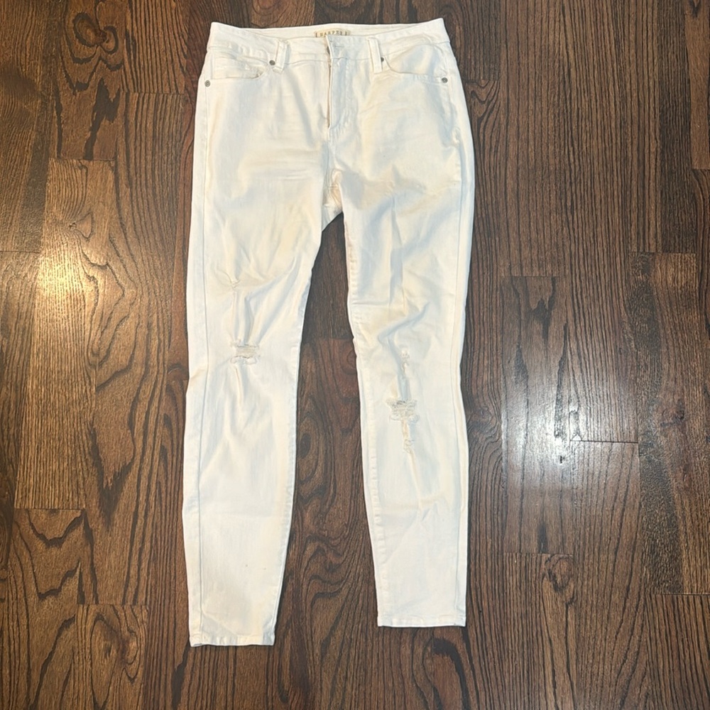 Harper Heritage White Skinny Jeans